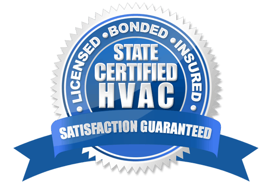 State Certified HVAC – Licensed • Bonded • Insured Licensed HVAC